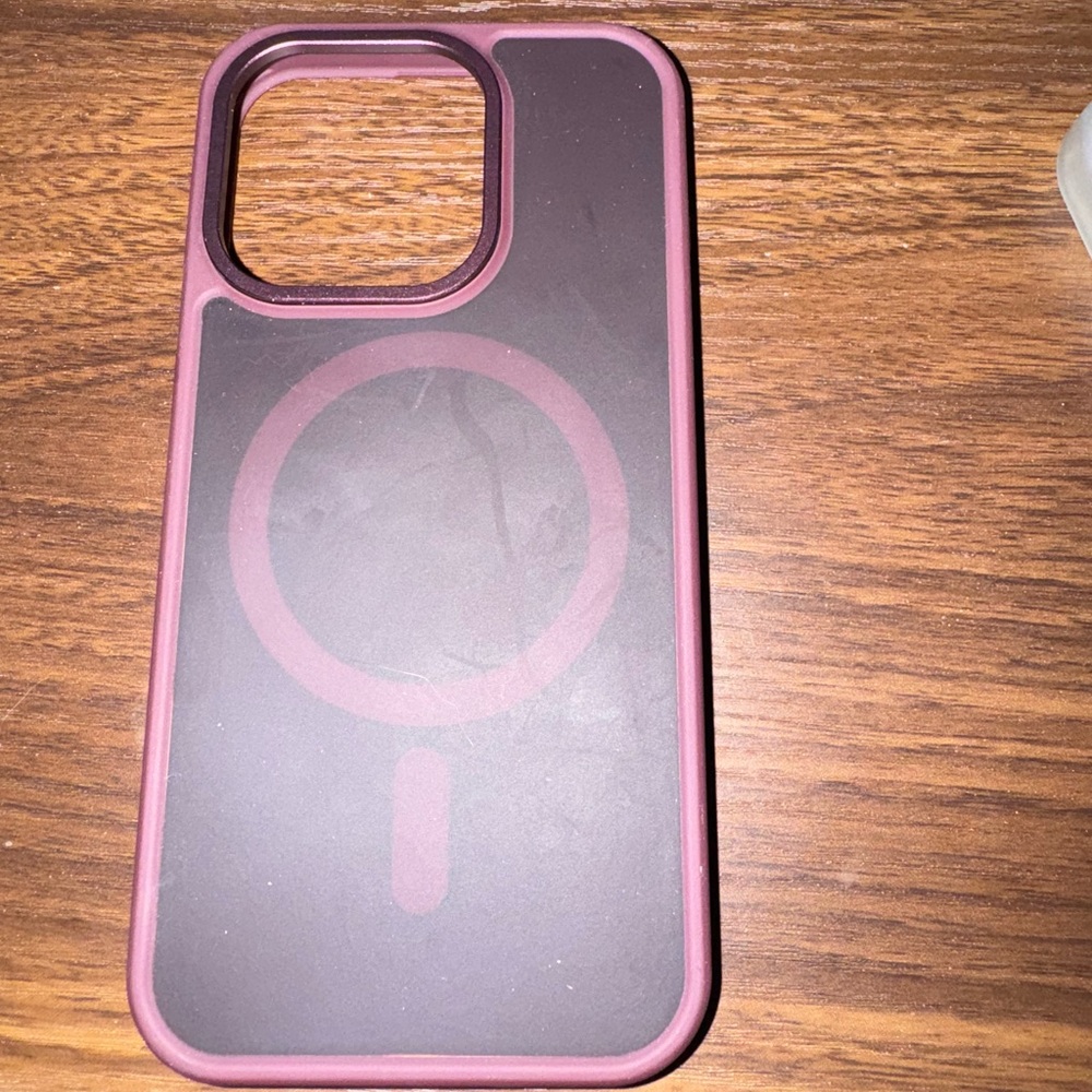 Insignia Maroon iPhone 15 Pro Cases